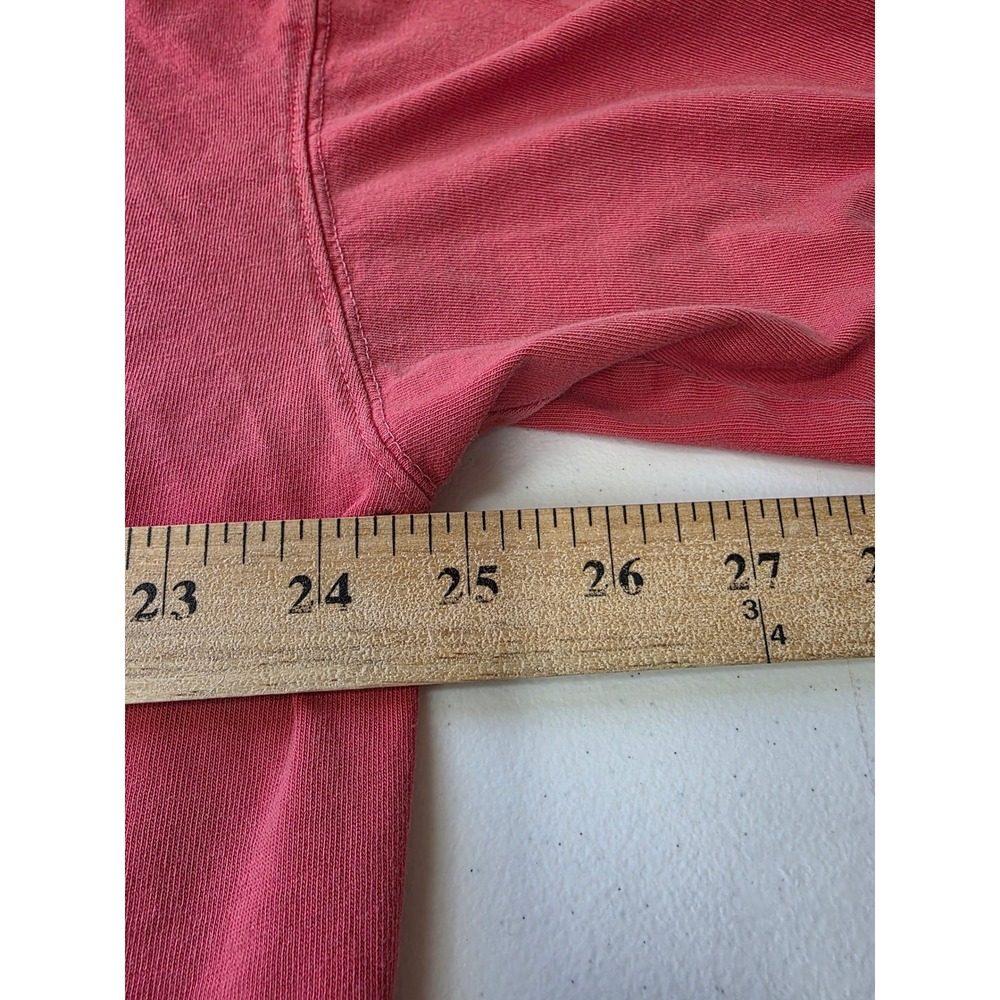 Old Navy Mens XL Human & Kind Graphic Long Sleeve T-Shirt Red Cotton Oversized - Picture 7 of 9